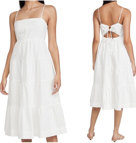 Line dot dress women large - line,