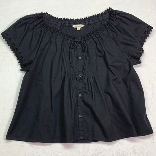 Lucky brand black eyelet lace - brand,