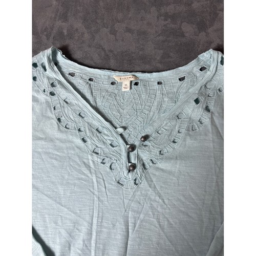 Boho blue top cottagecore - blue,