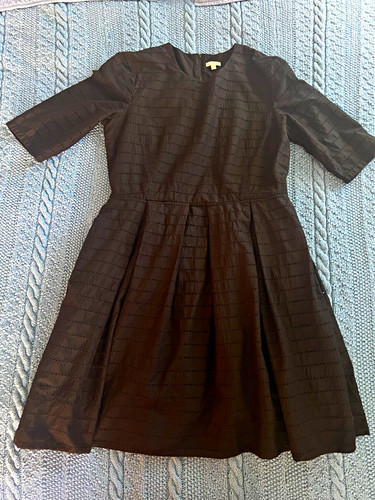 Gap black solid eyelet - solid, pleated